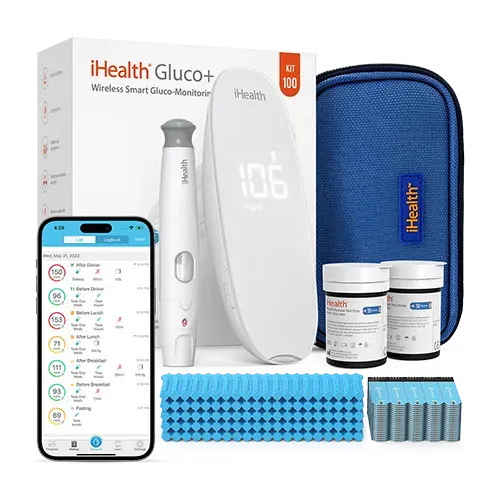 iHealth Gluco+ blodsockermätare trådlös